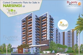 Gated Community Flats for Sale in Narsingi at Hallmark Vicinia