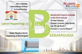 Latest happening events about the Residential projects at Beeranguda, Hyderabad