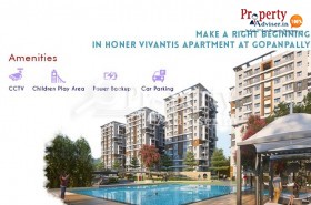 Make A Right Beginning In Honer Vivantis Apartment At Gopanpally