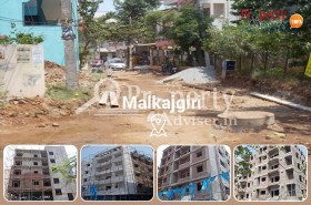 Laying of CC Road is in Progress near the Apartments at Malkajgiri, Hyderabad