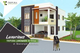 Luxurious TRIPURA LANDMARK III Villas at Bowrampet, Hyderabad
