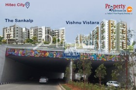 New Under Pass Bridge near Residential Properties at Mind Space, Hitec City