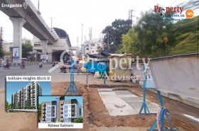 Rainwater Harvesting Pits Work is in Progress near Houses in Erragadda