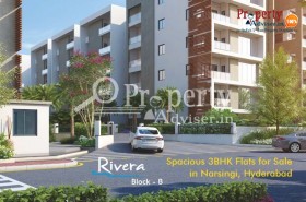 Spacious3BHK flats for sale in Narsingi