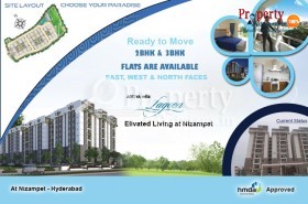 Aditya Wiiz Lagoon - Spaciously Designed Gated Community Apartment at Nizampet