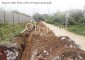 Manjeera Water Pipeline Work is in Progress near New Properties in Kompally