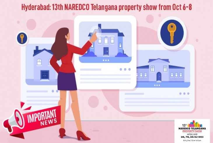 13th NAREDCO Telangana Property Expo Starts on October 3