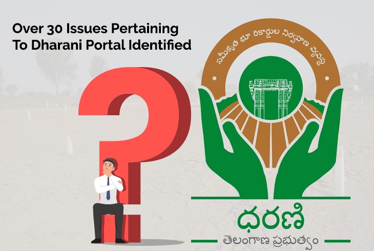 30 issues reported for Dharani Portal 