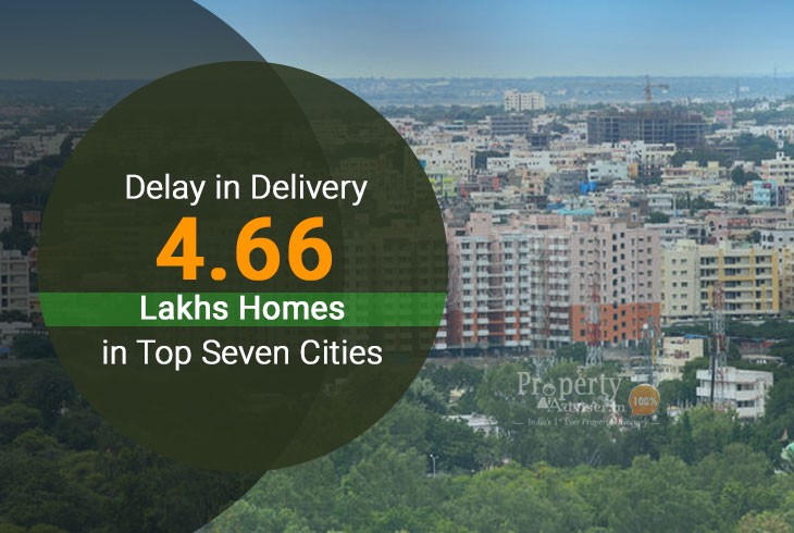 Delay in Delivery of 466000 Lakhs Homes in Top Seven Cities