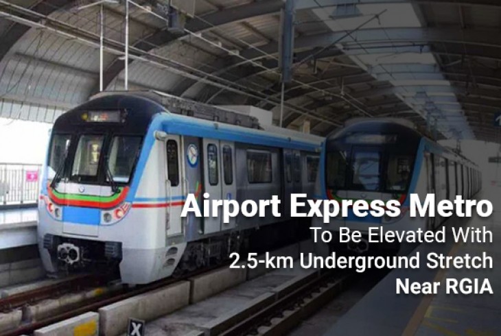 Read about Hyderabad Airport Metro Express Project near RIGA