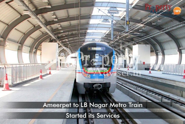 New Metro Route From LB Nagar To Ameerpet
