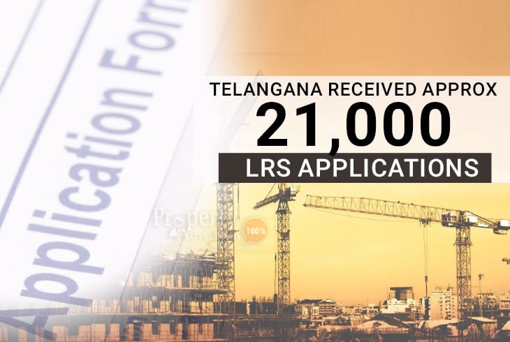 Around 21,000 LRS Applications Registered in Telangana