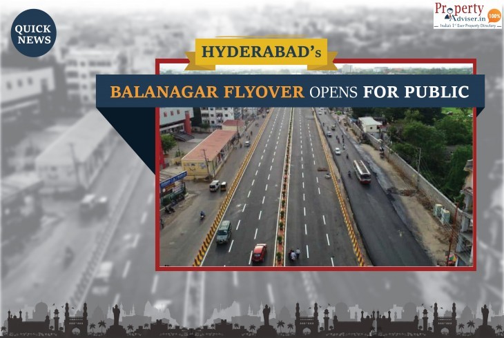Balanagar Flyover in Hyderabad Opens Up Ease Traffic Congestion  