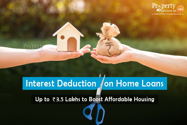 Budget 2019 Update -Interest Deduction on Home Loans to Rs 3 Lakhs