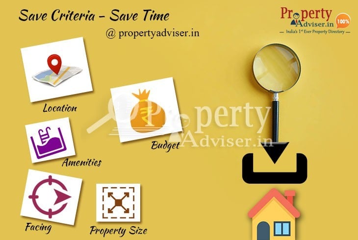 Buy a house easily with save search option in property adviser 