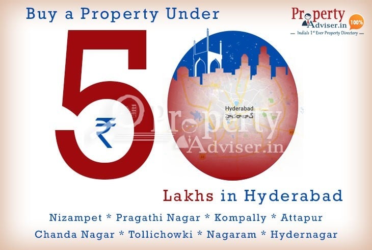 Buy a property in Hyderabad under Rs. 50 lakhs with Good Amenit