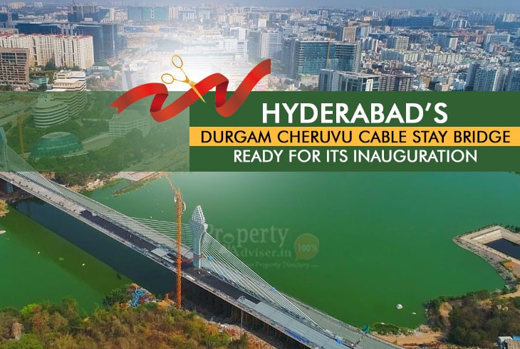 Cable Stay Bridge at Durgam Cheruvu will be Thrown Open to Public Soon