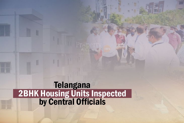 Central Officials Conducts Inspections of State Government 2BHK Houses