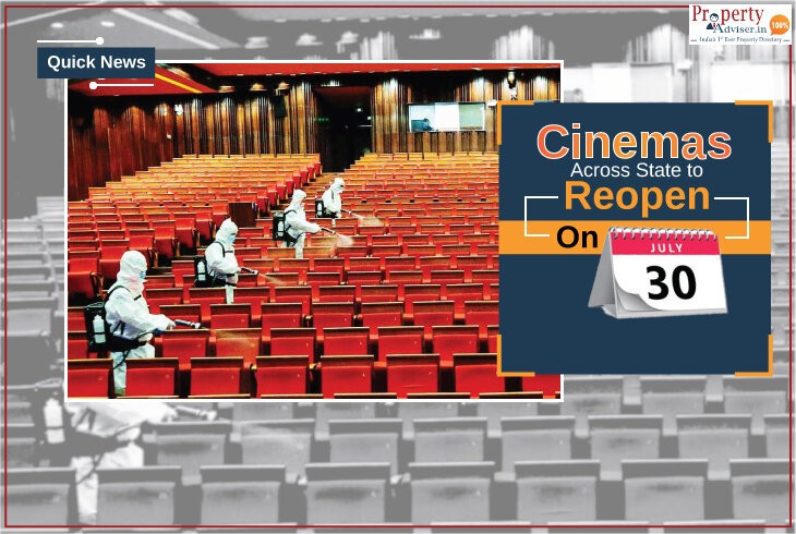 Cinemas Across State To Reopen On July 30