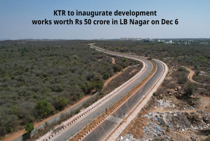 Development works in LB Nagar by KTR