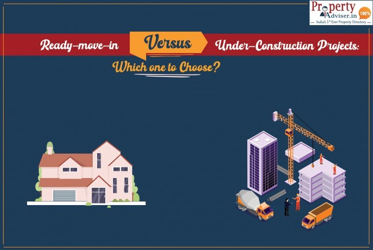 Understand the difference between ready-to-move-in and under-construction houses