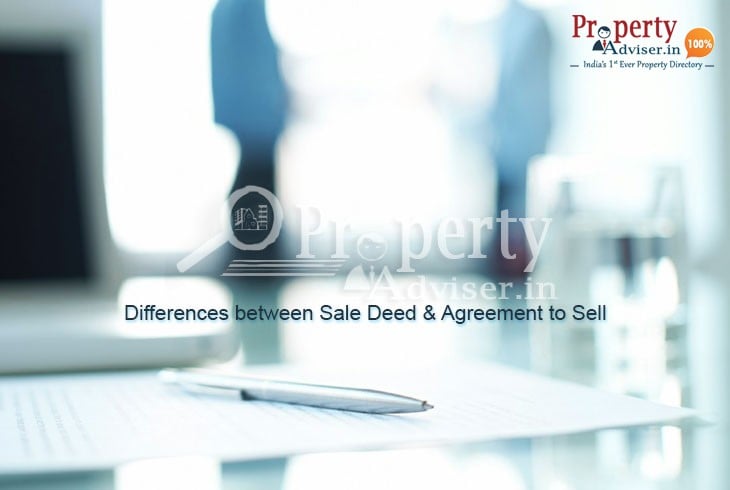 Differences between Sale Deed and Agreement to Sell