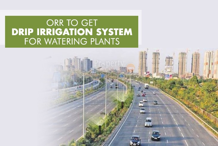 Drip Irrigation System to be installed on ORR