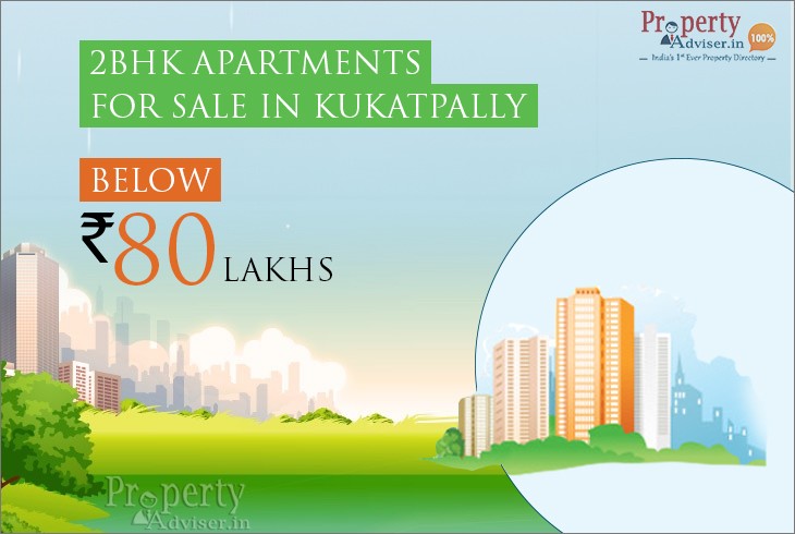 Exclusive 2BHK Apartments For Sale In Kukatpally Below 80 Lakhs
