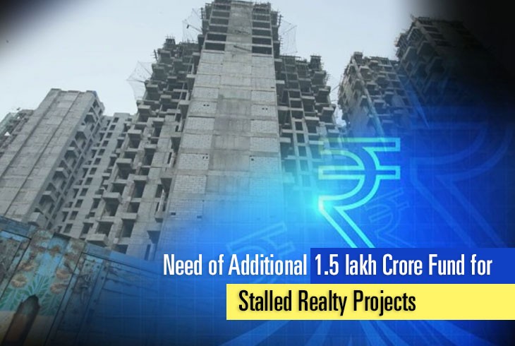 1.5 lakh cr Financial Aid Uplift Required for Stucked Real Estate Projects