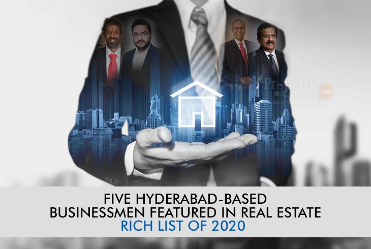 Five Hyderabad-based businessmen make it to Real Estate Rich List 2020