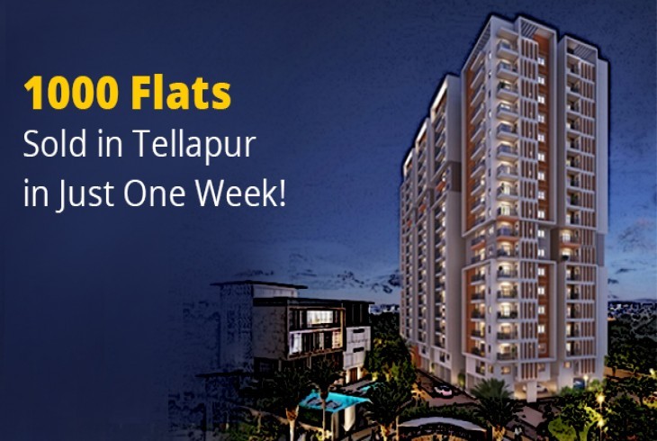  1000 Flats Sold in Tellapur in Just One Week!