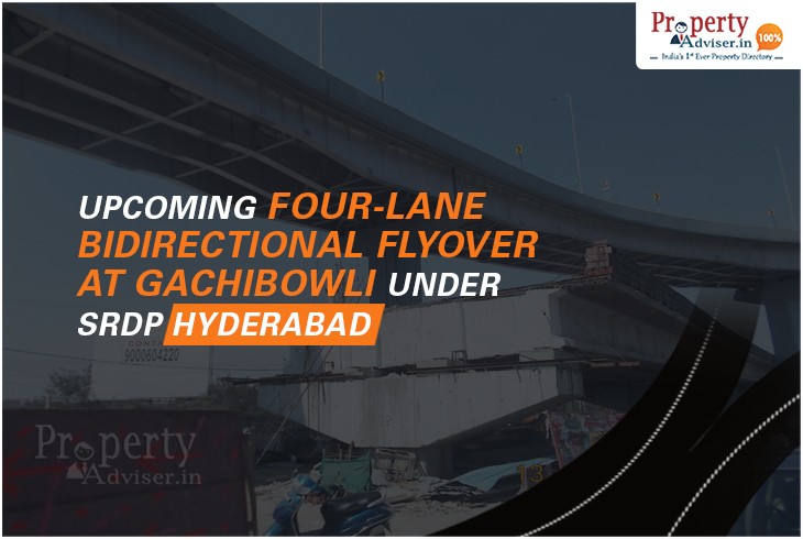 Upcoming Four-Lane Bidirectional Flyover at Gachibowli under SRDP Hyderabad