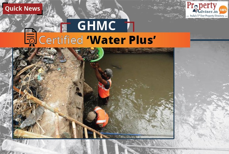 Greater Hyderabad Municipal Corporation certified   Water Plus