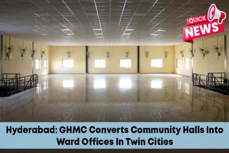GHMC to Convert Community Halls into Ward Offices