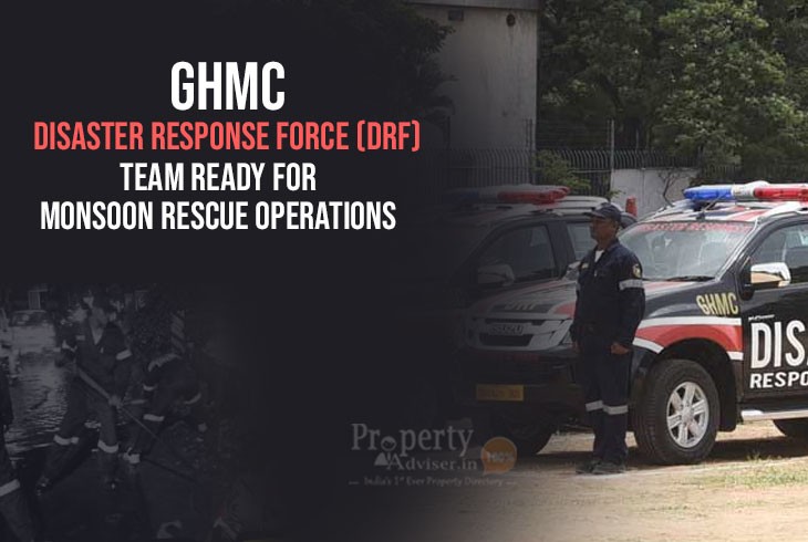 GHMC DRF Teams to Handle Monsoon Contingencies in Hyderabad