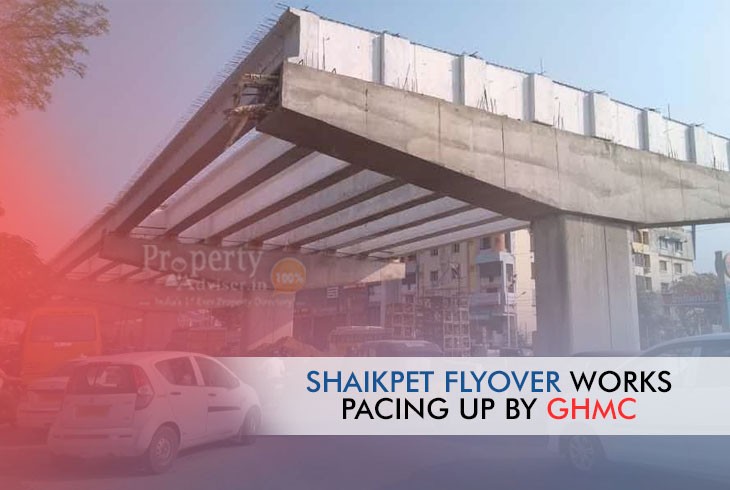 GHMC Taking Up Shaikpet Flyover Works at Brisk Pace
