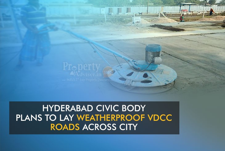 GHMC Plans for Laying Weatherproof VDCC Roads in Different Parts of Hyd