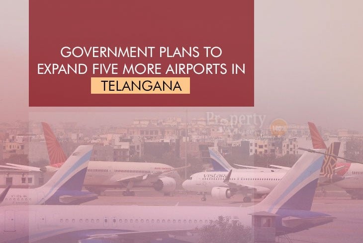 Government Proposed To Set Up Five Additional Airports in Telangana