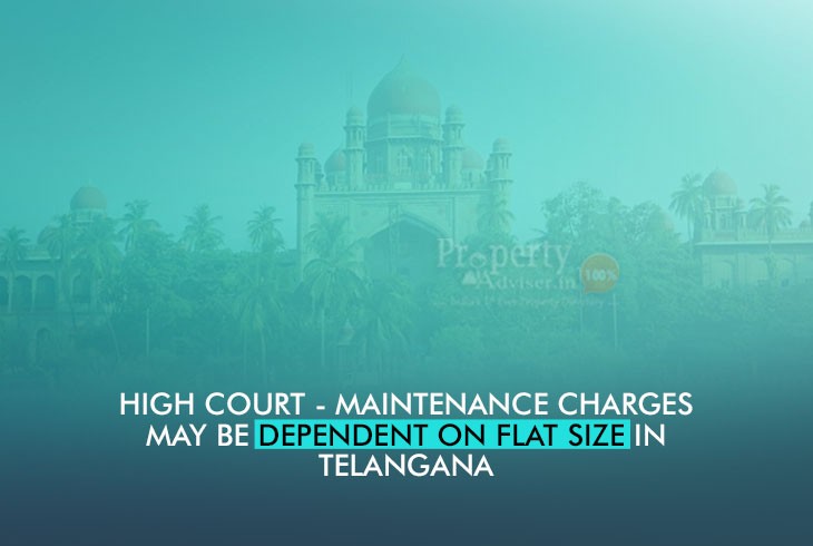 Telangana High Court Stated Maintenance Charges Can be Based on Flat Size