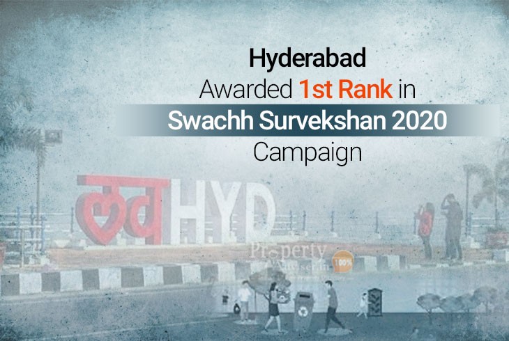 Swachh Survekshan 2020 - Hyd Ranked No1 at Best Mega City in Citizen Feedback