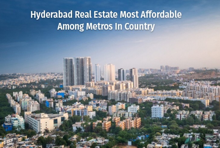 Hyderabad real estate is the most affordable among other metropolitan cities  