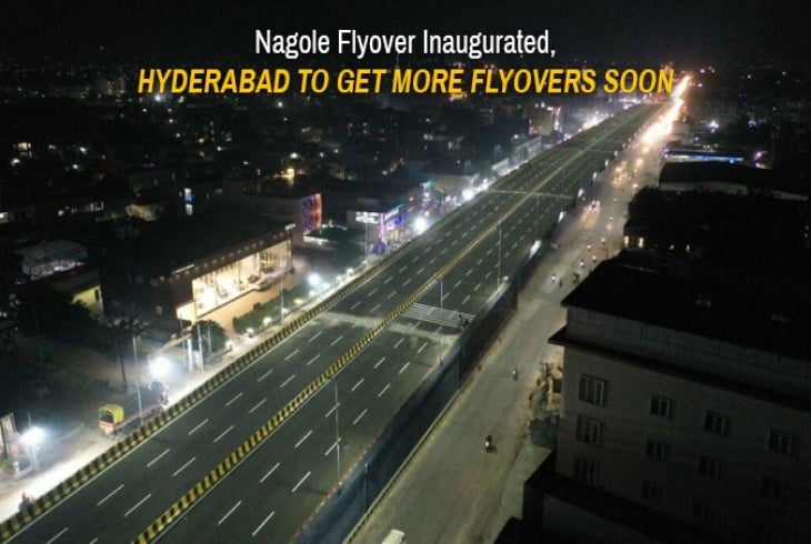 Nagole flyover was recently inaugurated  