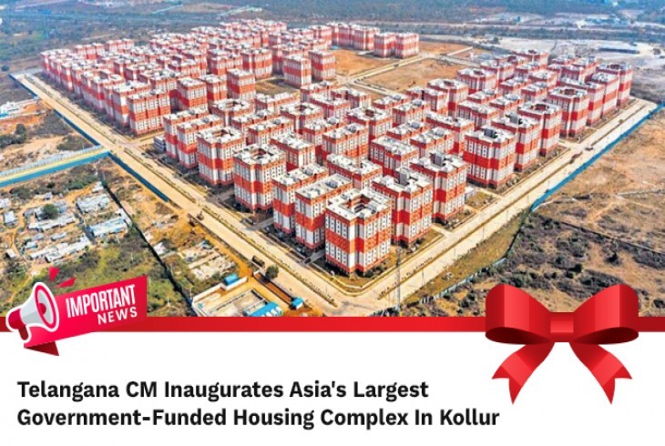    Asia's largest Government-Funded Housing Complex  inaugurated .