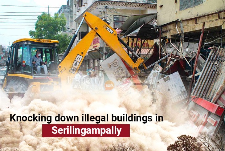 Serilingampally Cleared of Unsanctioned Buildings