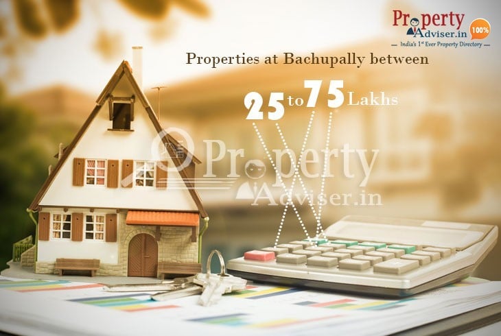Apartments for sale in Bachupally below 75 lakhs