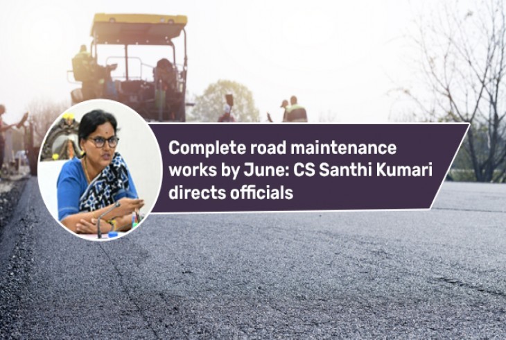 Hyderabad road maintenance work should be complete 