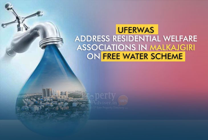 Malkajgiri RWAs Approached UFERWAS on Free Water Supply Meters Installation