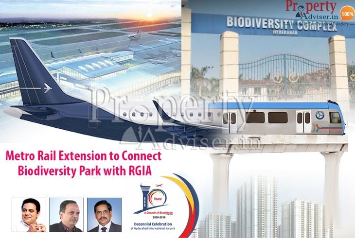 Metro Rail Extension to Connect Biodiversity Park with RGIA