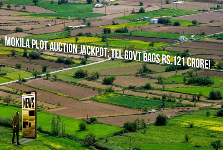 Mokila Plot Auction Jackpot: Tel Govt Bags Rs.121 Crore! 