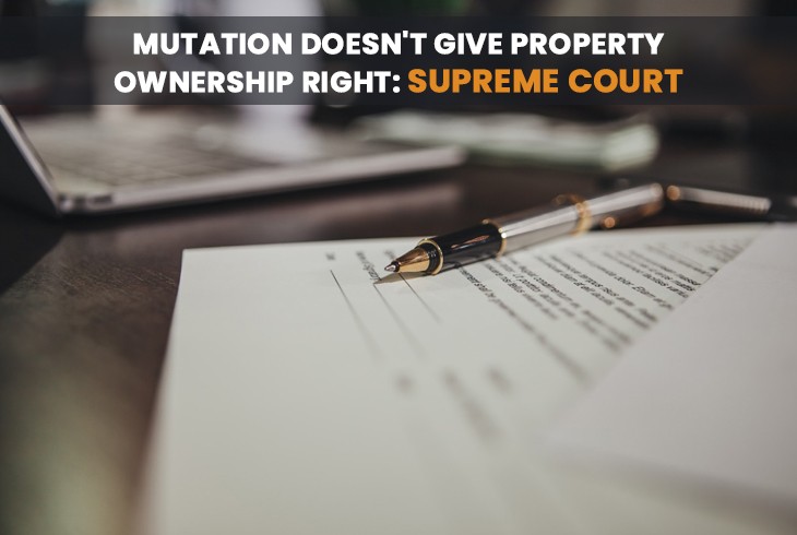 Mutation doesn't give property ownership right